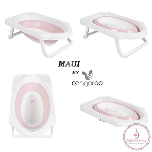 Cangaroo Maui összecsukható babakád pink