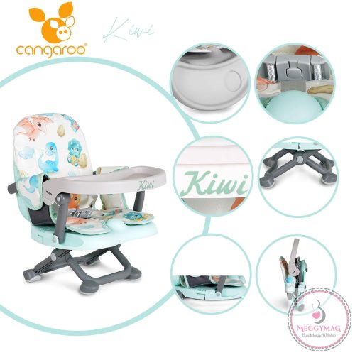 Cangaroo Kiwi etetőszék felnőtt székre dínós
