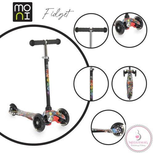 MONI Fidget roller fekete