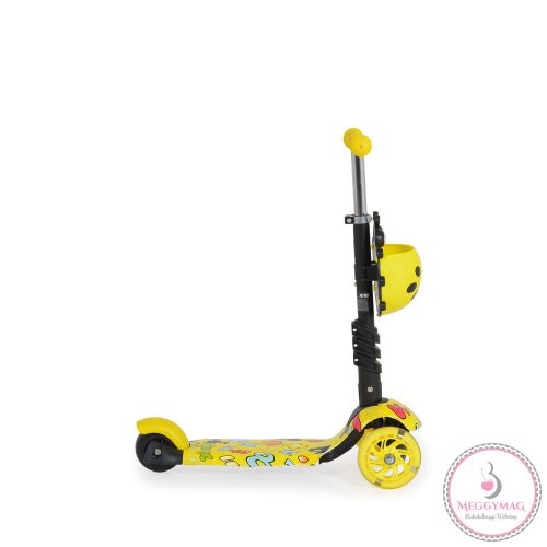 MONI Lollipop roller üléssel katicás sárga