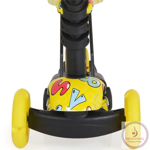 MONI Lollipop roller üléssel katicás sárga