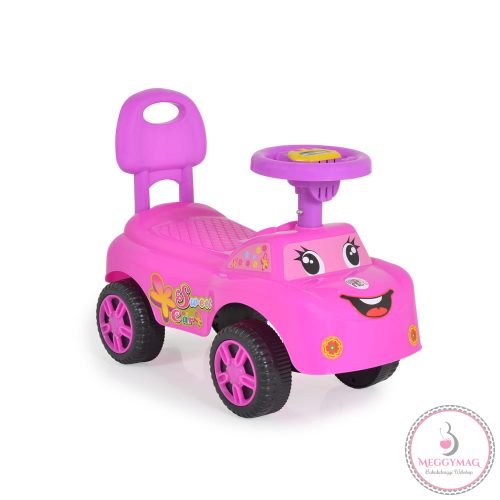 Moni Toys Keep zenélős bébitaxi pink