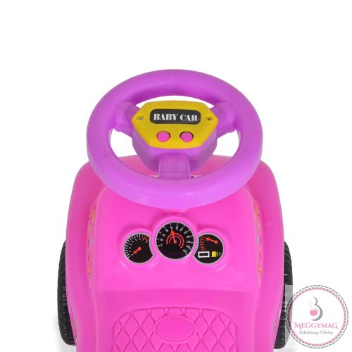 Moni Toys Keep zenélős bébitaxi pink