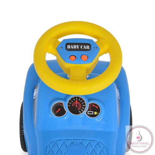 Moni Toys Keep zenélős bébitaxi kék