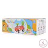 Moni Toys Keep zenélős bébitaxi piros