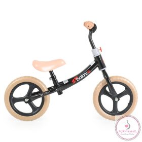   2B futóbicikli carbonszálas, 20kgig, emelhető ülés FEKETE