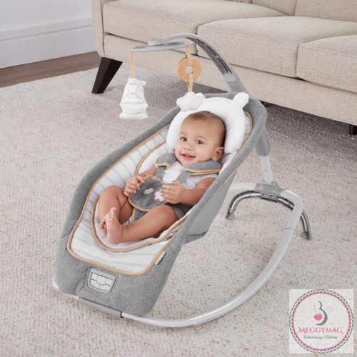 INGENUITY Rezgő hintaszék dallamokkal Boutique 0 hó+,18 kg-ig