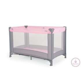 MONI Solo összecsukható utazóágy 1 szintes pink