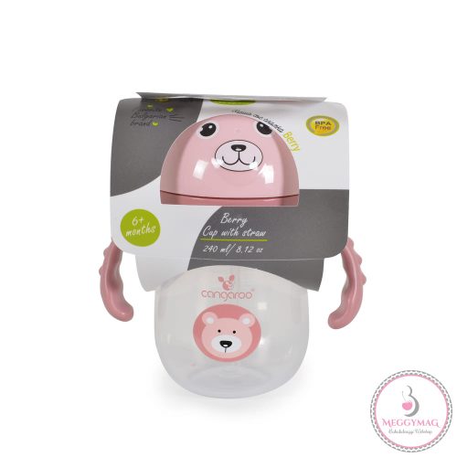 Cangaroo Berry itatópohár 240ml pink