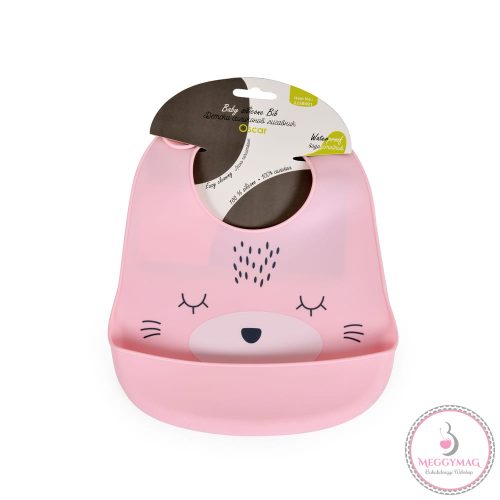 Cangaroo Oscar szilikon előke pink