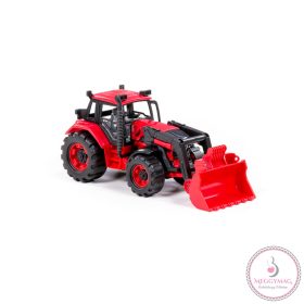 Polesie Toys  91864 tolólapátos traktor PIROS