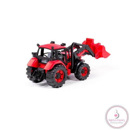Polesie Toys  91864 tolólapátos traktor PIROS