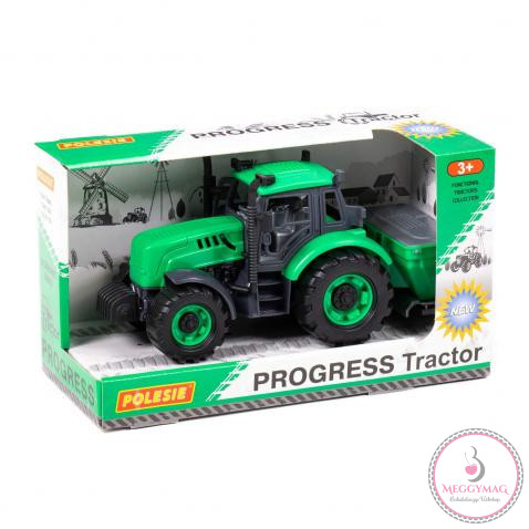 POLESIE Toys Traktor vetőgép ZÖLD