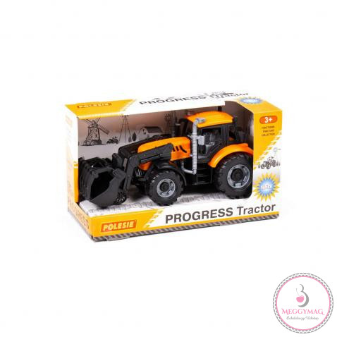 POLESIE Toys lendkerekes kotrógép NARANCS