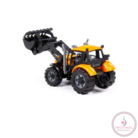 POLESIE Toys lendkerekes kotrógép NARANCS