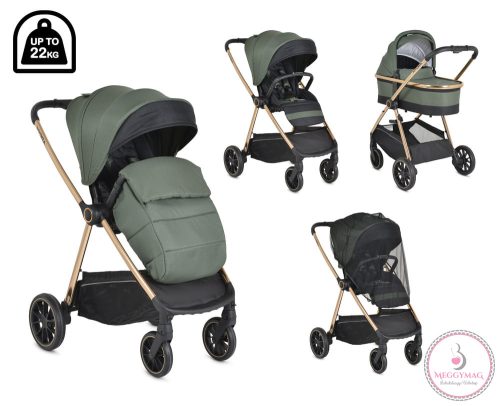 Cangaroo Hydra 2in1 babakocsi zöld