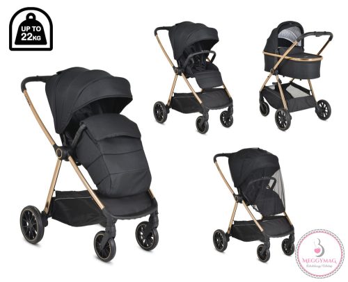 Cangaroo Hydra 2in1 babakocsi fekete