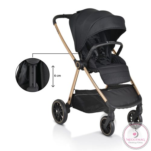 Cangaroo Hydra 2in1 babakocsi fekete