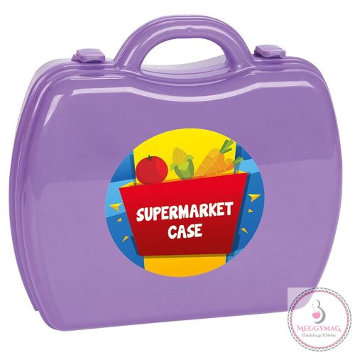 Pilsan supermarket bőrönd lila