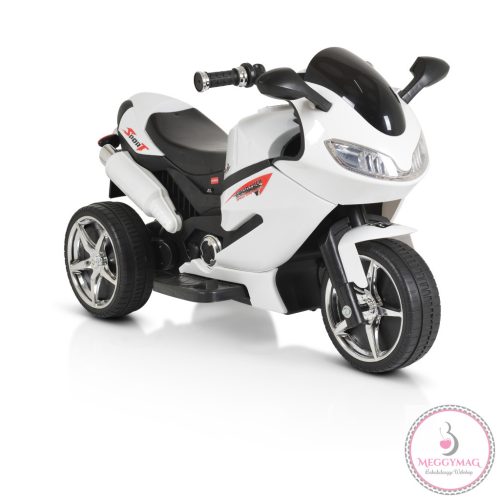 BO Comet 6V 3 kerekű elektromos kismotor FEHÉR