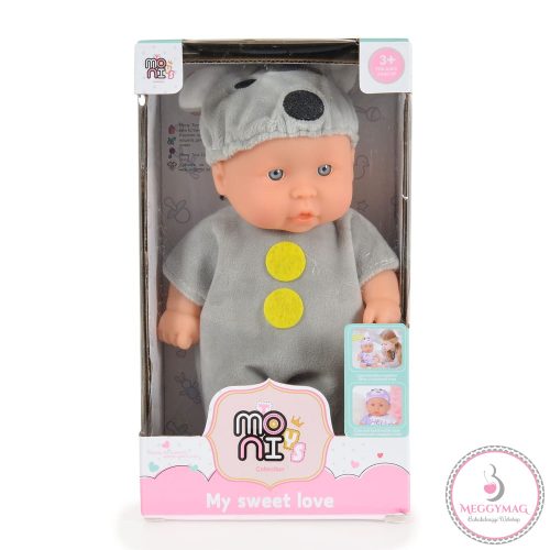Moni Toys Baba 20 cm 6125 szürke