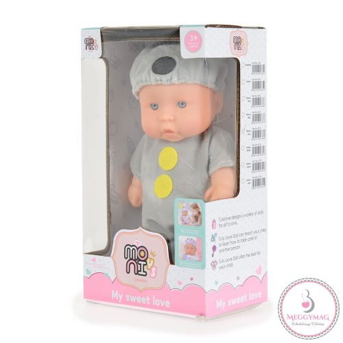 Moni Toys Baba 20 cm 6125 szürke