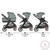 Cangaroo Macan 2in1 babakocsi zöld