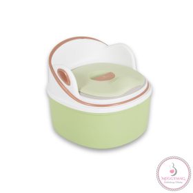   RUM BABA 2in1 bili átalakítható wc szűkítő+fellépő, szilikon ülés ZÖLD
