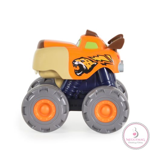 HOLA MONSTER TRUCK Leopard hátrahúzós autó NARANCS