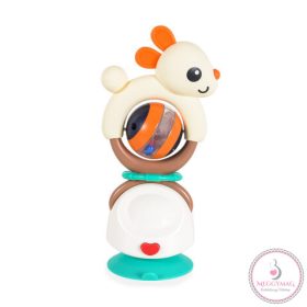 HOLA játék etetőszékre 2IN1 rágóka BÉZS NYÚL