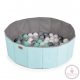LABDAMEDENCE összecsukható 80cm + 90db 7cms labda MENTA/SZÜRKE