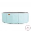 LABDAMEDENCE összecsukható 80cm + 90db 7cms labda MENTA/SZÜRKE