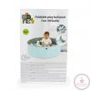 LABDAMEDENCE összecsukható 80cm + 90db 7cms labda MENTA/SZÜRKE