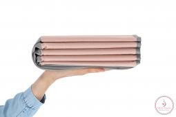 LABDAMEDENCE összecsukható 80cm +90db 7cms labda PINK