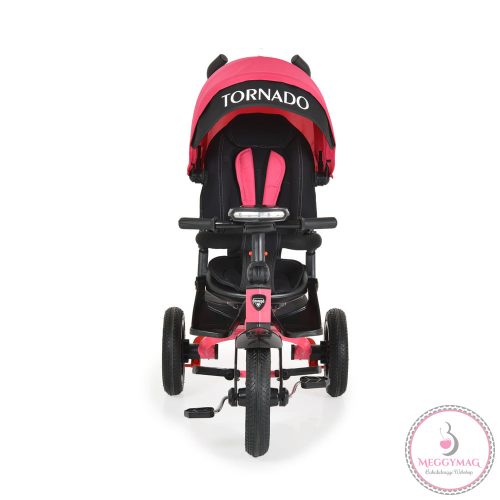 BYOX Tornado szülőkaros tricikli 25kg ig 360f forgatható pink