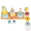 FAJÁTÉK toronyépítő 3 dbos szett MONTESSORI PASZTELL