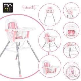 MONI Amaretti 3in1 szétszedhető etetőszék pink