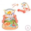 MONI MUSIC WALKER 2in1 járássegítő+játszószőnyeg PINK