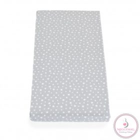   CLASSICO szivacsmatrac 9cm 120x60cm textil huzat SZÜRKE csillagos