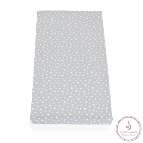 CLASSICO szivacsmatrac 9cm 120x60cm textil huzat SZÜRKE csillagos