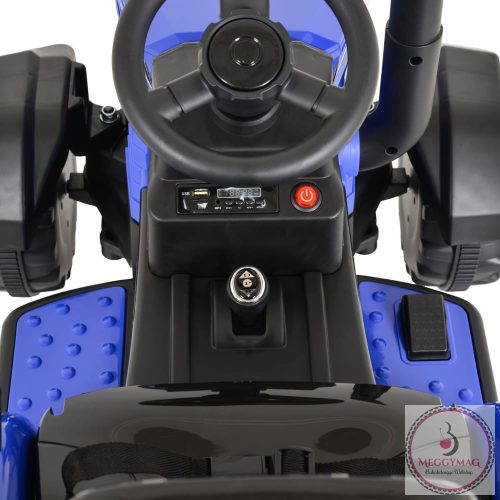 MONI BO Rancher elektromos traktor utánfutóval kék