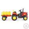 MONI BO Rancher elektromos traktor utánfutóval piros/sárga