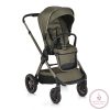 iCLICK Babakocsi 2in1 szett 22kg, aluminium váz, fordítható ülés, autom. csukható ZÖLD