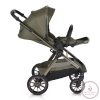 iCLICK Babakocsi 2in1 szett 22kg, aluminium váz, fordítható ülés, autom. csukható ZÖLD