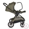 iCLICK Babakocsi 2in1 szett 22kg, aluminium váz, fordítható ülés, autom. csukható ZÖLD
