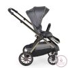 iCLICK Babakocsi 2in1 szett 22kg, aluminium váz, fordítható ülés, autom. csukható SZÜRKE