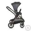iCLICK Babakocsi 2in1 szett 22kg, aluminium váz, fordítható ülés, autom. csukható SZÜRKE