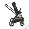 iCLICK Babakocsi 2in1 szett 22kg, aluminium váz, fordítható ülés, autom. csukható FEKETE