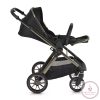 iCLICK Babakocsi 2in1 szett 22kg, aluminium váz, fordítható ülés, autom. csukható FEKETE