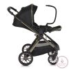 iCLICK Babakocsi 2in1 szett 22kg, aluminium váz, fordítható ülés, autom. csukható FEKETE